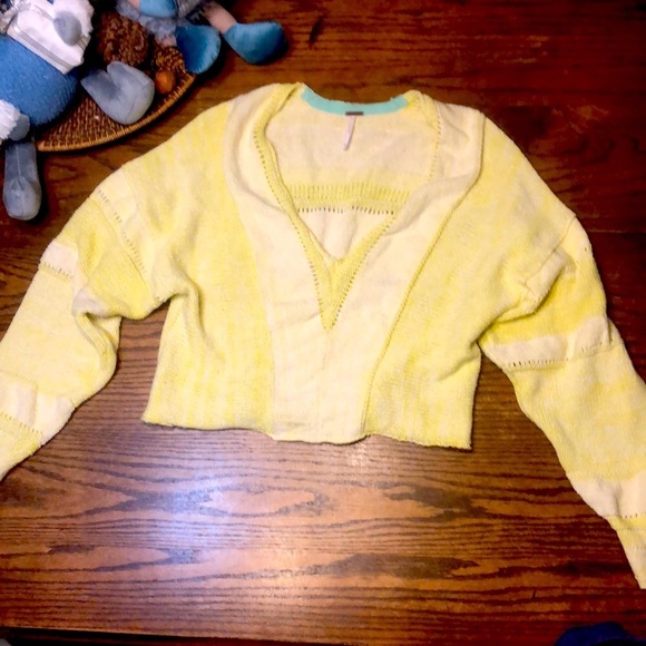 Free people cropped sweater - Picture 1 of 8